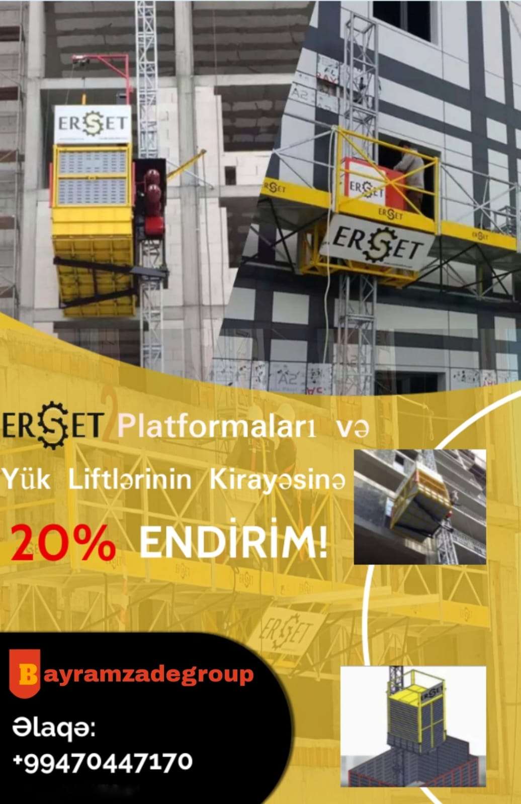 seller.az Erset Platformalar və Yük Liftləri