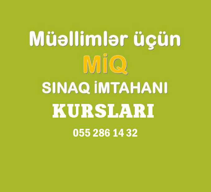 seller.az MİQ imtahanlarina hazirliq