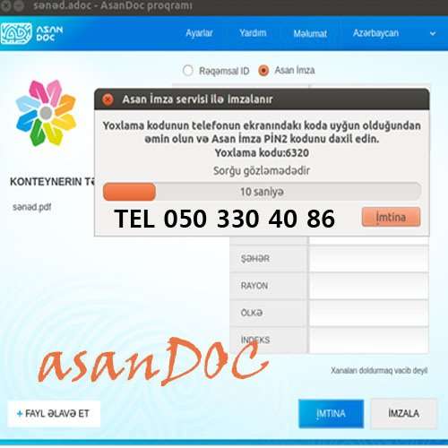 seller.az Asandoc proqraminin yüklənməsi