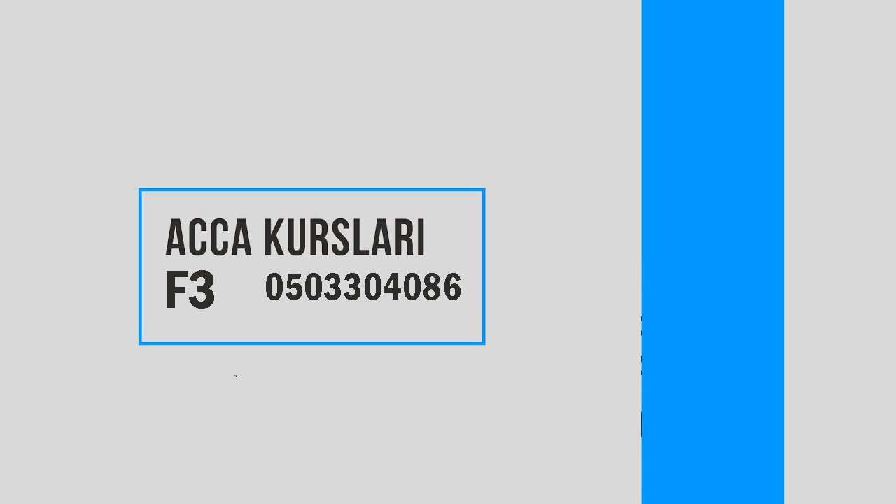 seller.az ACCA  F3 kursları