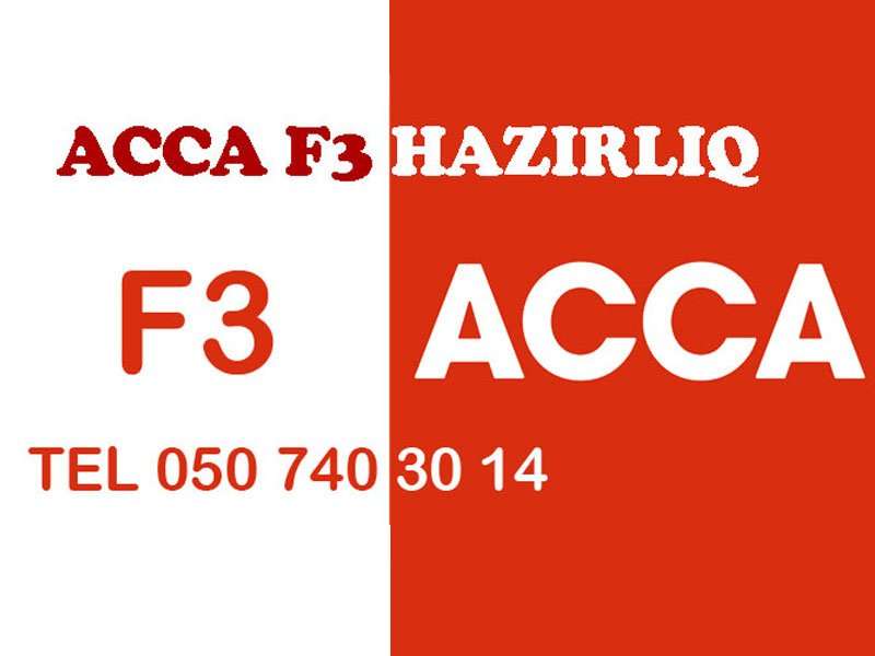 seller.az F3 ACCA Beynəlxalq mühasibat F3 kursu