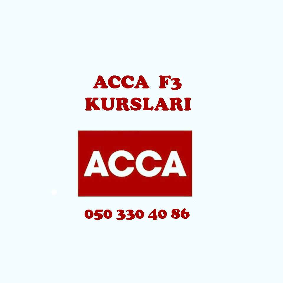 seller.az ACCA  F3 kursları tam zəmanətlə öyrədilir