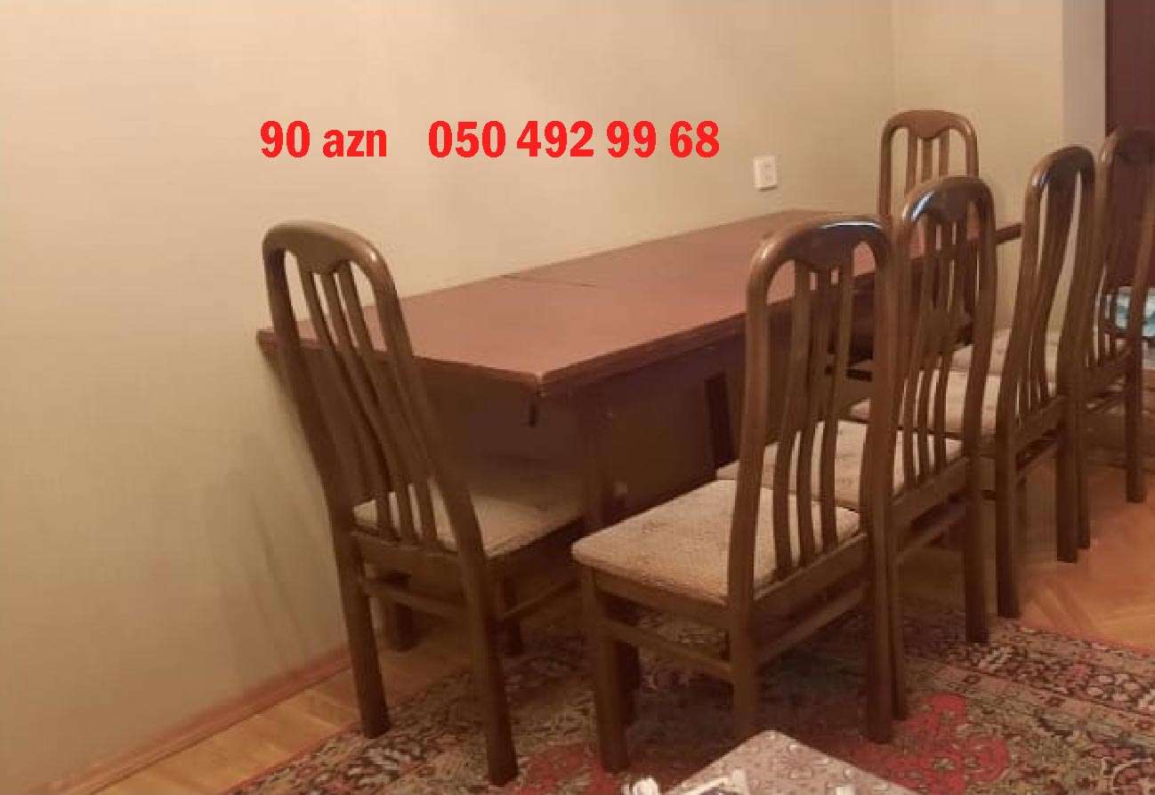 seller.az Stol + 6 Oturacaq stullar ilə birlikdə