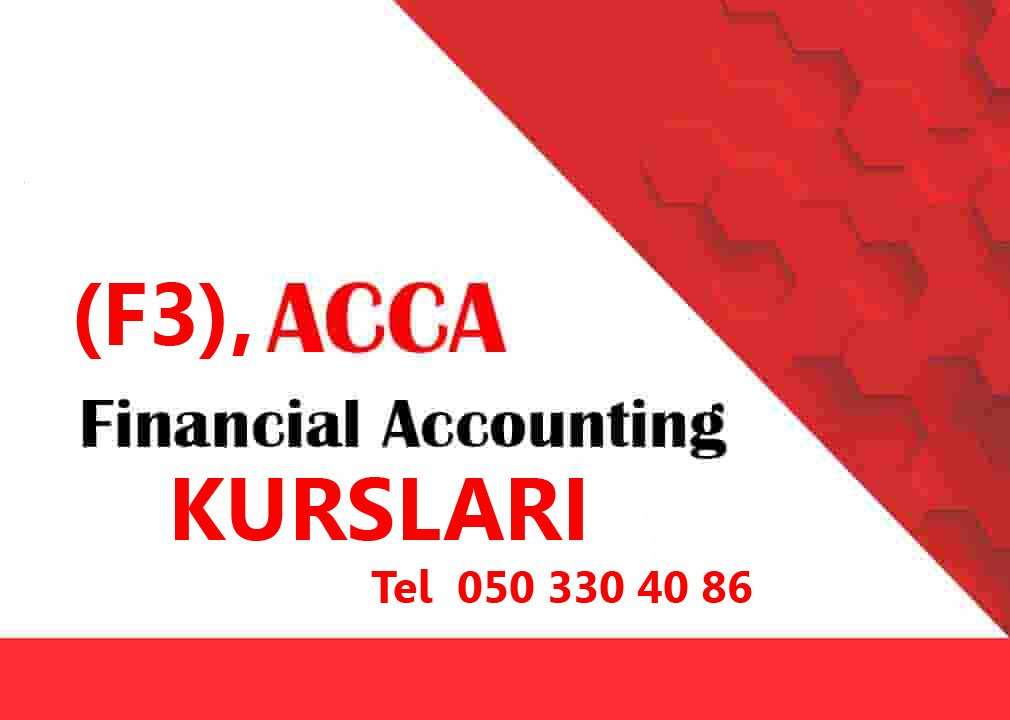 seller.az ACCA  F3 kursları tam zəmanətlə öyrədilir