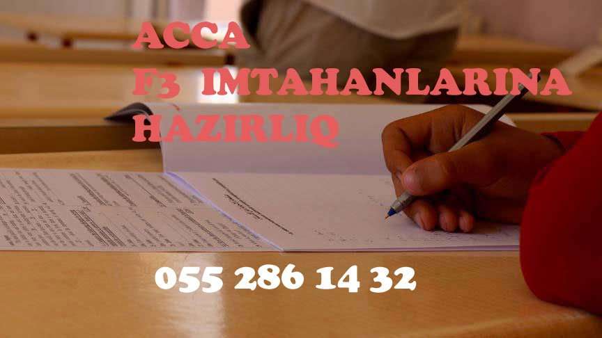 seller.az ACCA F3 imtahanlarına hazırlıq