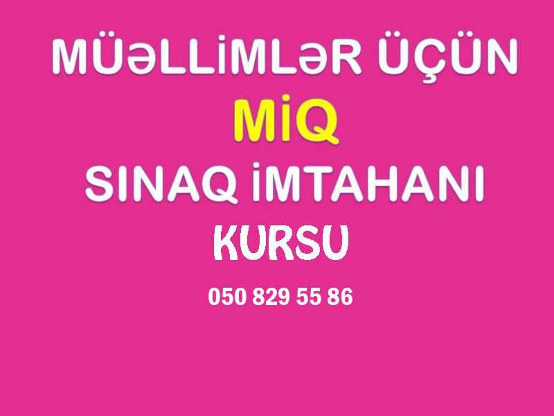 seller.az MİQ Sertifikasiya imtahana hazirliq