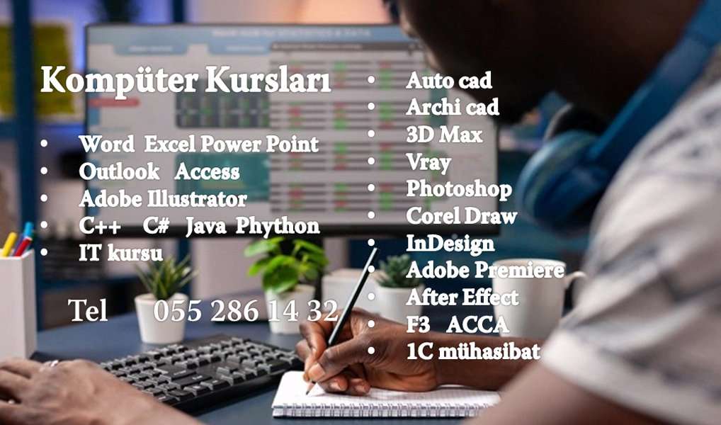 seller.az Kompüter programları bir ünvanda öyrədilir